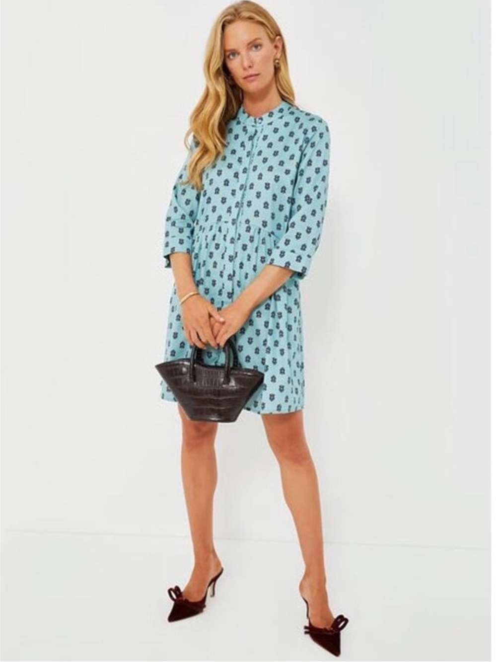 Tuckernuck Half Drop Royal Shirtdress